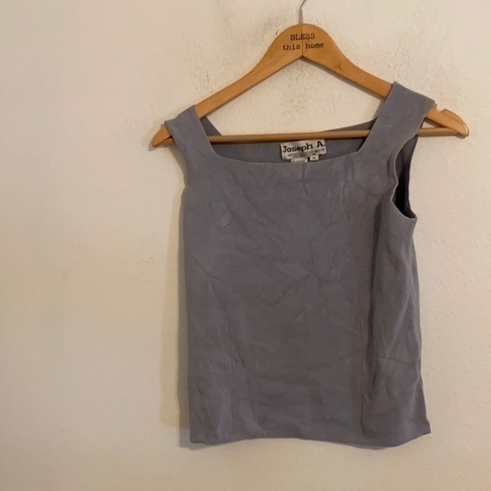 JOSEPH A GREY/BLUE TANK TOP SIZE MEDIUM
